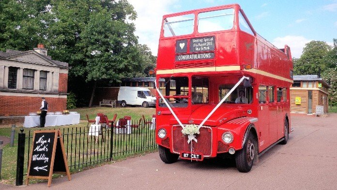 routemaster wedding bus